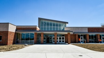 outside of Middletown High School building